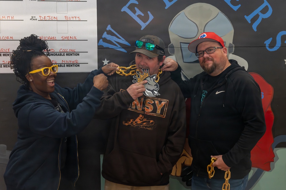 Sparks Fly During Norfolk Naval Shipyard's Annual Battle of the Welders Competition
