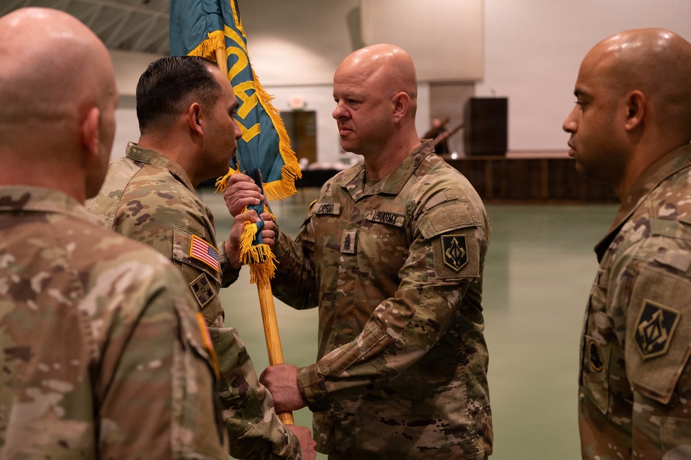 MSCoE NCO Academy says farewell to DeSanto, welcomes Caprio during change-of-commandant ceremony
