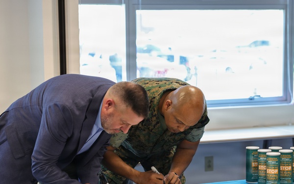 MCRC Commanding General Signs Sexual Assault Prevention Proclamation