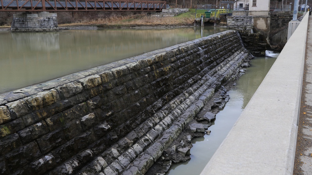 High Water Levels at Mount Morris Dam