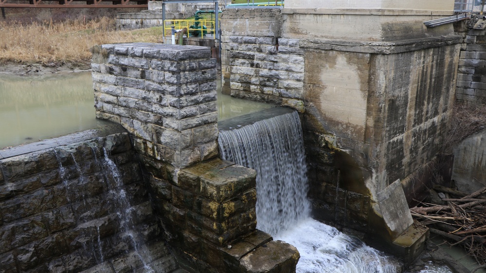 High Water Levels at Mount Morris Dam