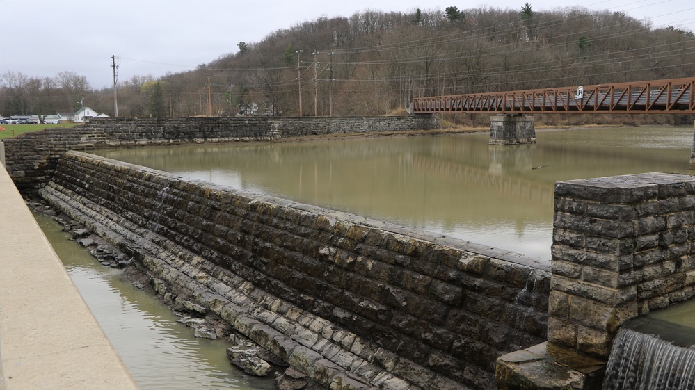 High Water Levels at Mount Morris Dam