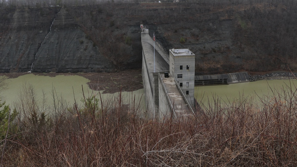 High Water Levels at Mount Morris Dam