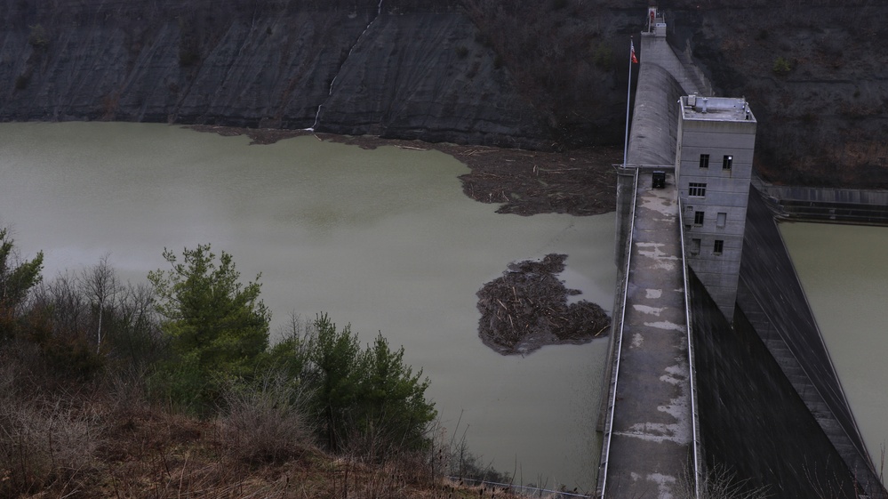 High Water Levels at Mount Morris Dam