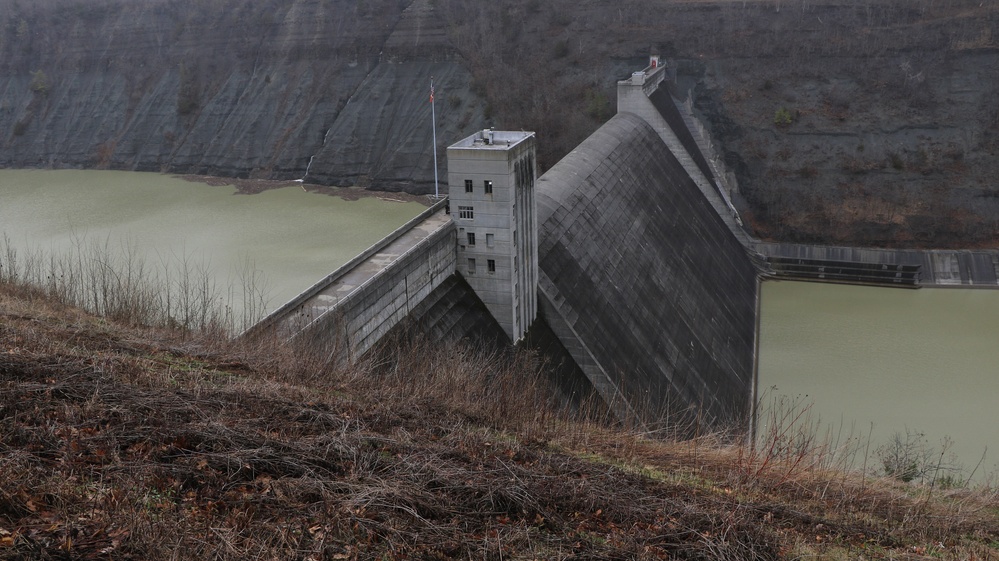 High Water Levels at Mount Morris Dam