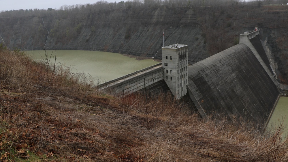 High Water Levels at Mount Morris Dam