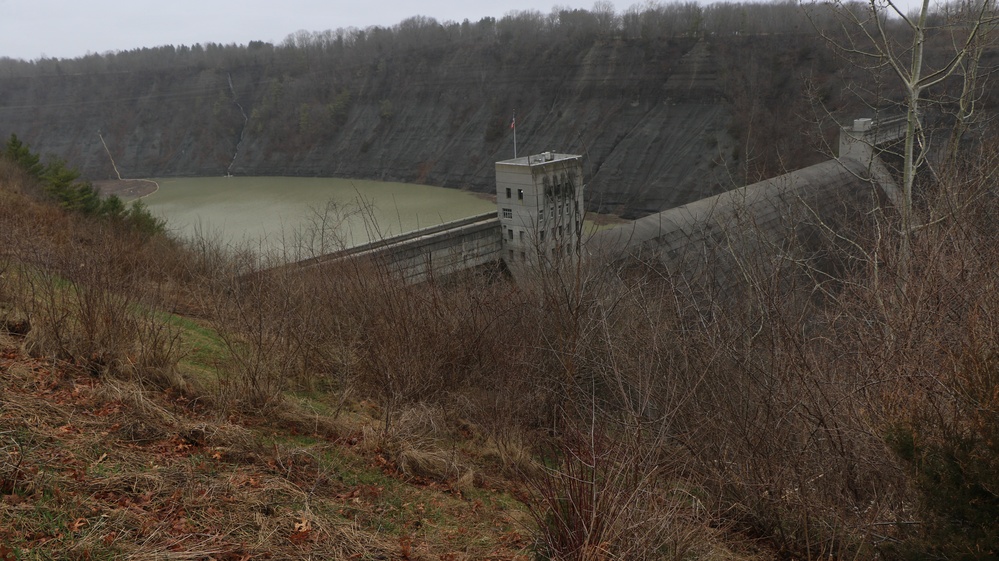 High Water Levels at Mount Morris Dam