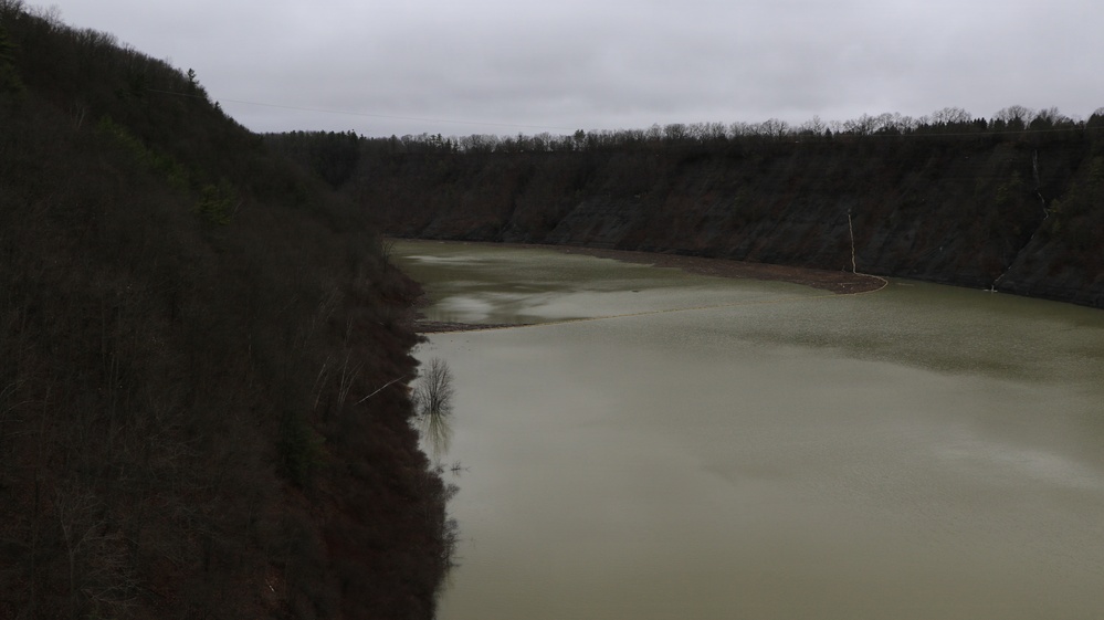 High Water Levels at Mount Morris Dam