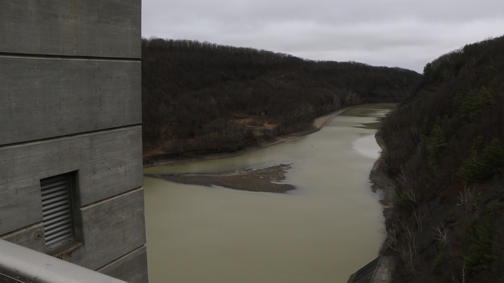 High Water Levels at Mount Morris Dam