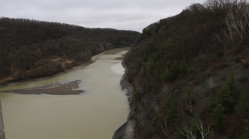 High Water Levels at Mount Morris Dam