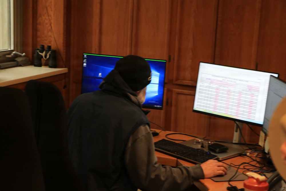 High Water Levels at Mount Morris Dam