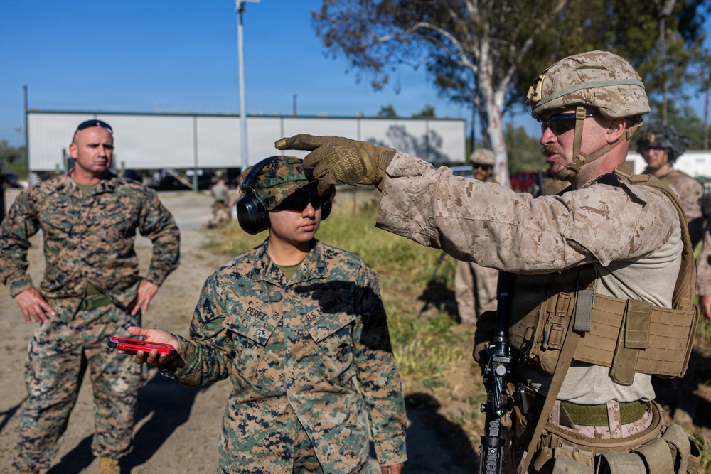 U.S. Marines and Allies Compete in a Four Station Range