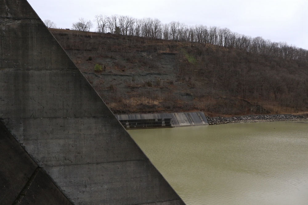 High Water Levels at Mount Morris Dam