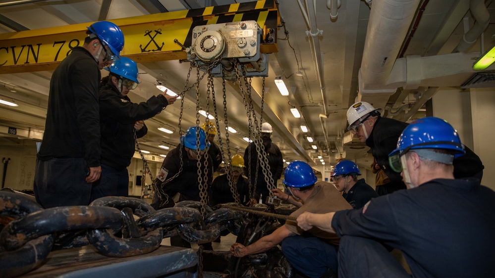 USS Gerald R. Ford (CVN 78) Arrives in Split, Croatia