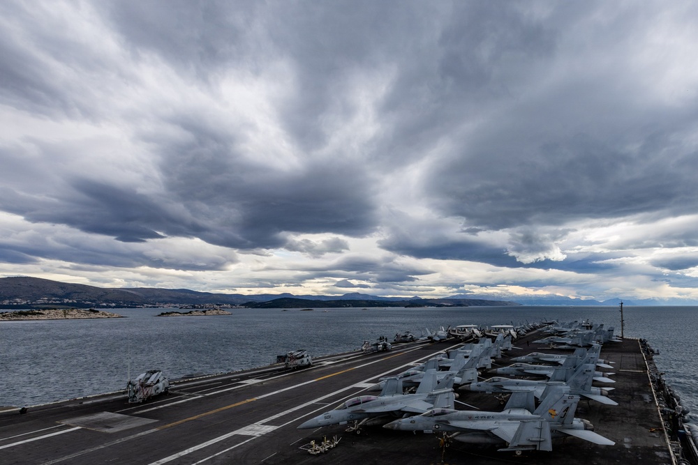 USS Gerald R. Ford (CVN 78) Arrives in Split, Croatia