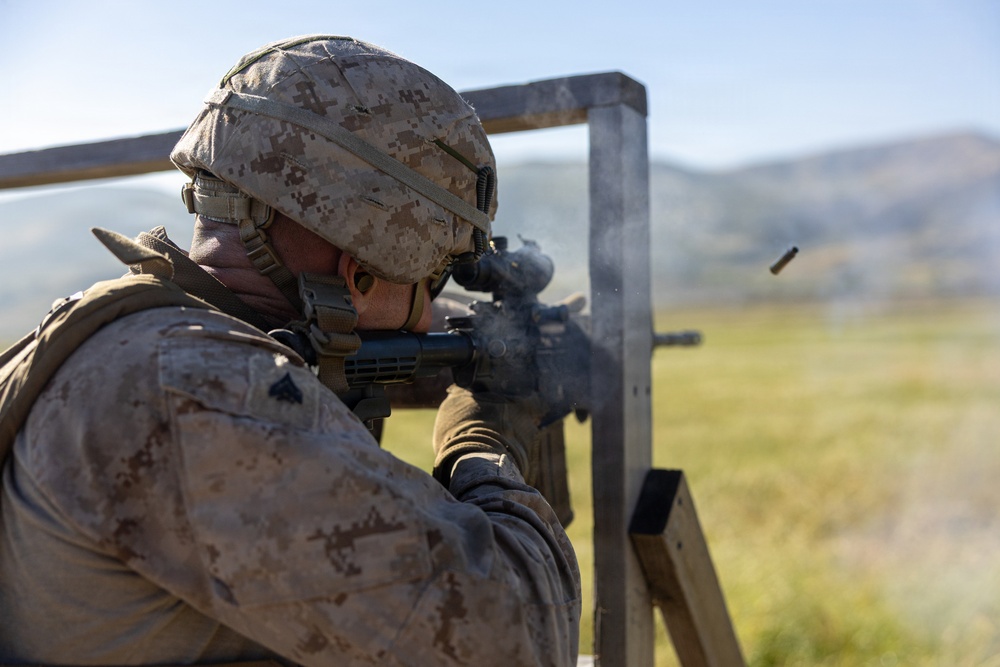 U.S. Marines and Allies Compete in a Four Station Range