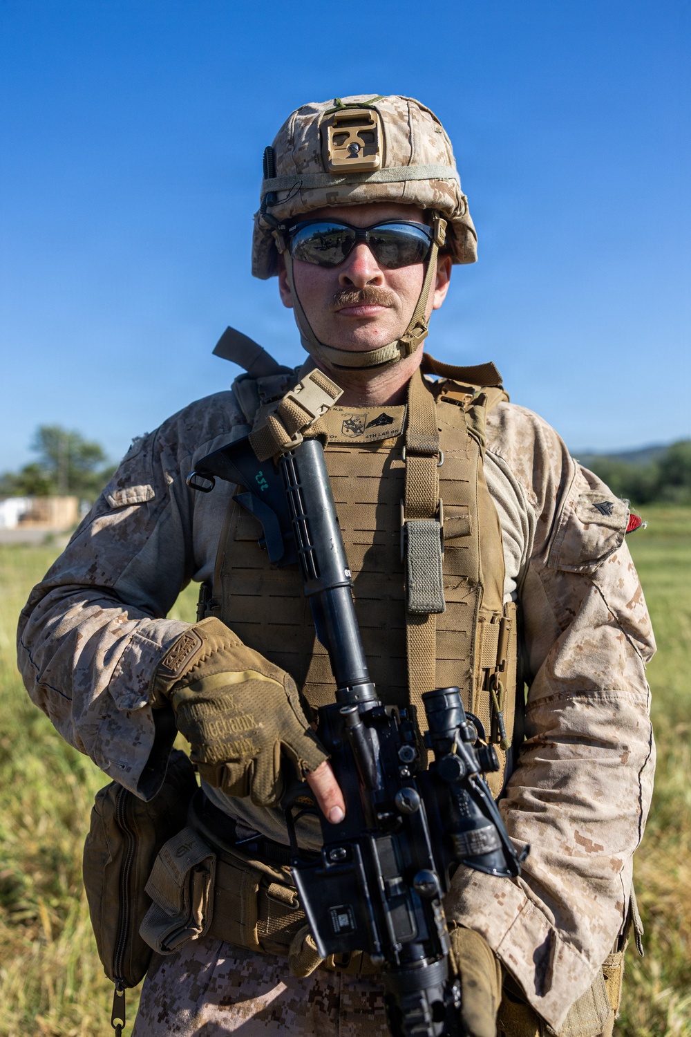 U.S. Marines and Allies Compete in a Four Station Range
