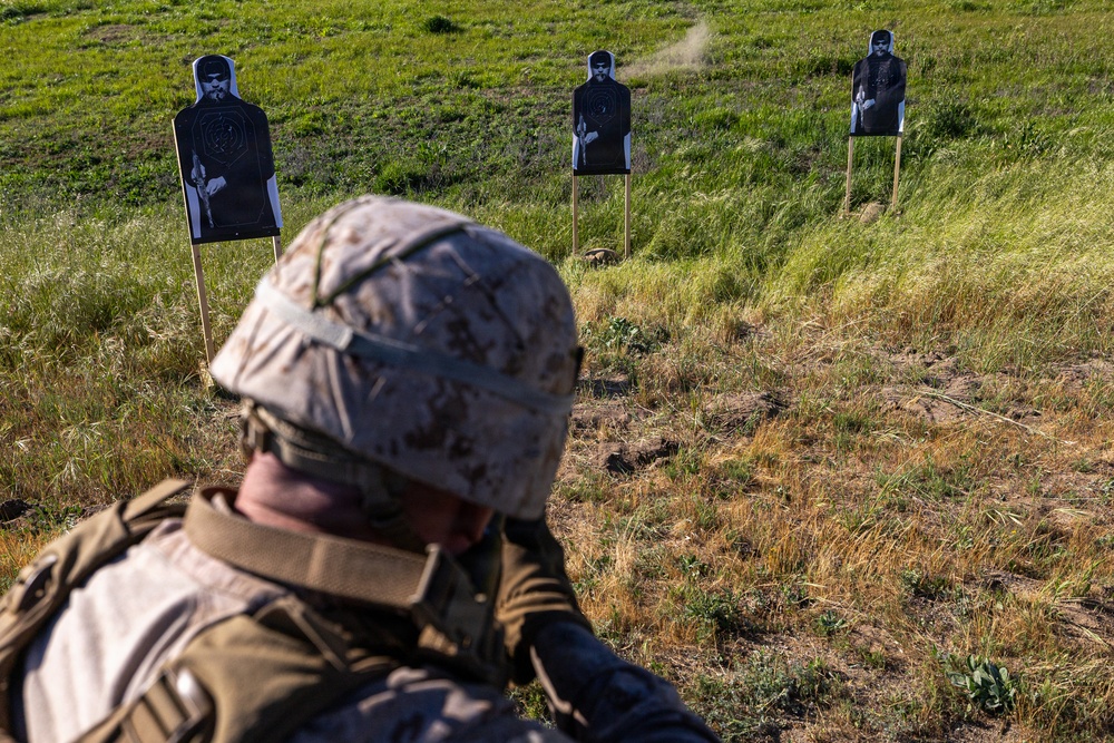 U.S. Marines and Allies Compete in a Four Station Range