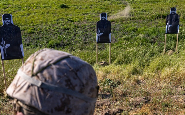 U.S. Marines and Allies Compete in a Four Station Range