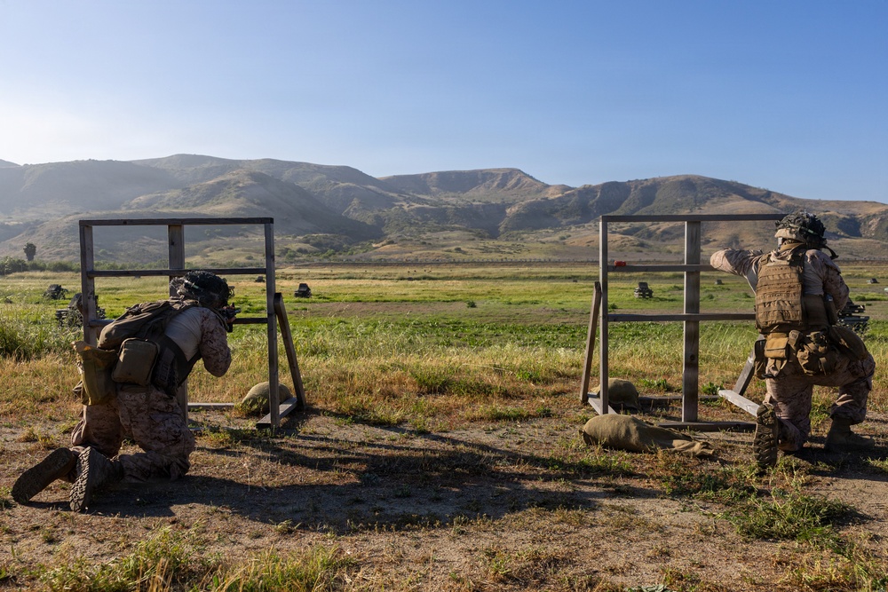 U.S. Marines and Allies Compete in a Four Station Range