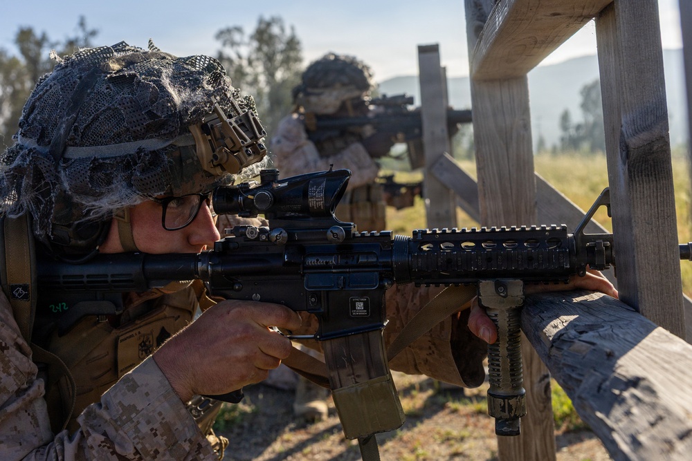 U.S. Marines and Allies Compete in a Four Station Range