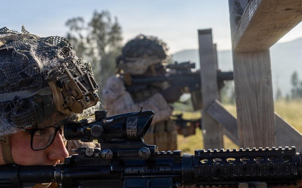 U.S. Marines and Allies Compete in a Four Station Range