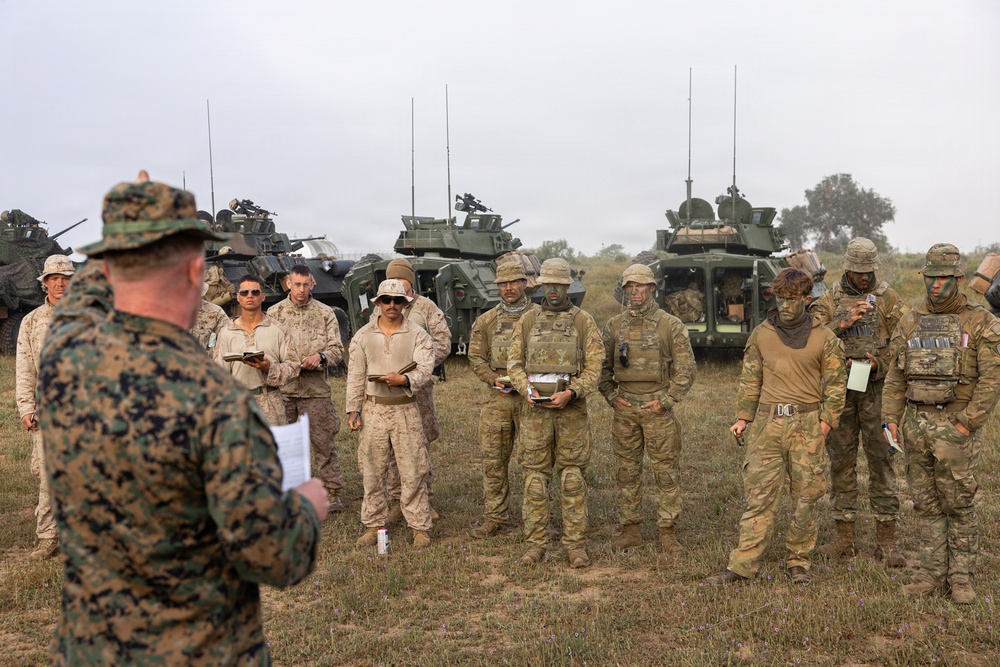 U.S. Marines and Allies Conduct a Mounted Land Nav