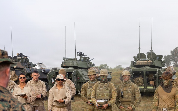 U.S. Marines and Allies Conduct a Mounted Land Nav