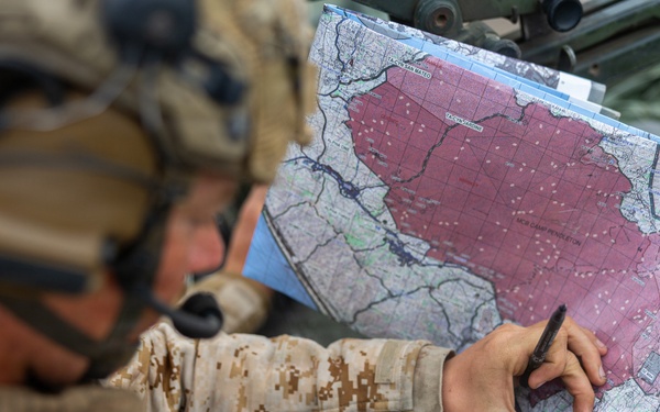 U.S. Marines and Allies Conduct a Mounted Land Nav