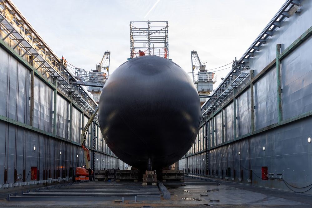 PNSY Undocks USS Albany (SSN 753)