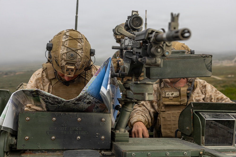 U.S. Marines and Allies Conduct a Mounted Land Nav
