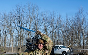 Indiana National Guard trains with Ghost-X drone system at Muscatatuck