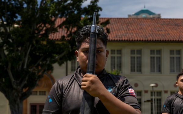 Honor Guard supports Pacific Regional Drill Meet