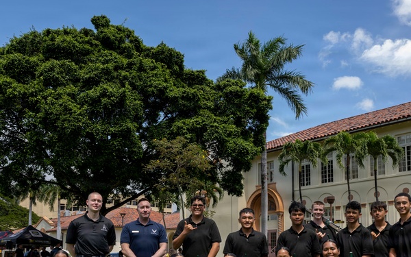 Honor Guard supports Pacific Regional Drill Meet