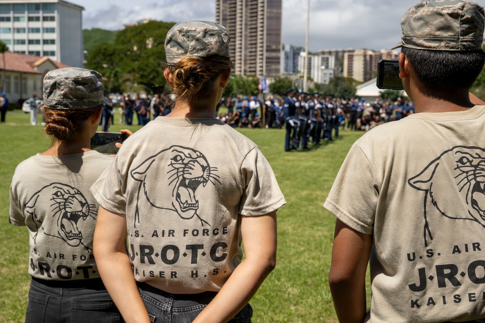 Honor Guard supports Pacific Regional Drill Meet