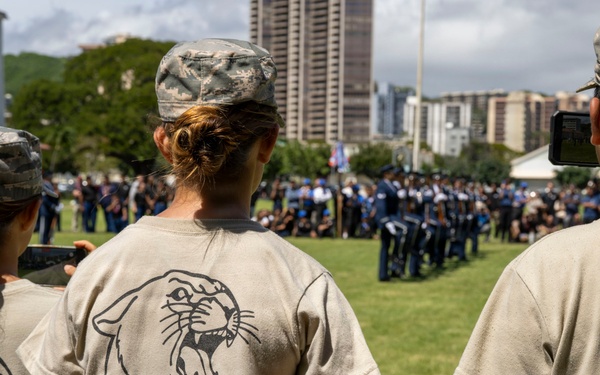 Honor Guard supports Pacific Regional Drill Meet