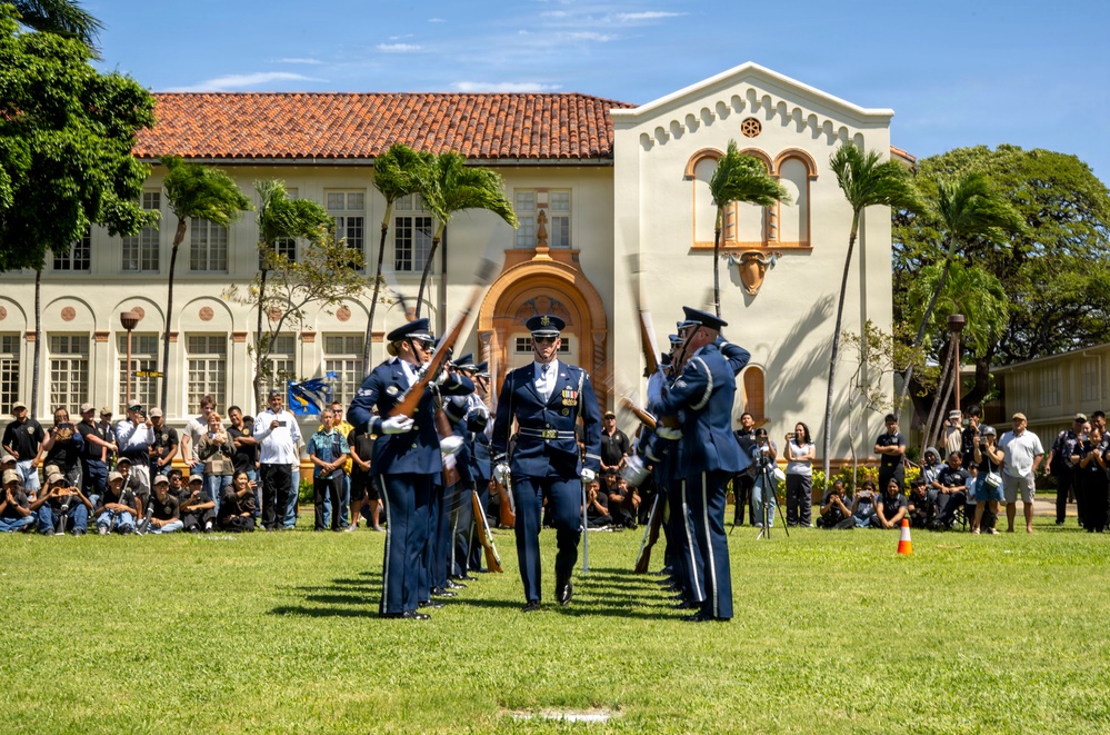 Honor Guard supports Pacific Regional Drill Meet