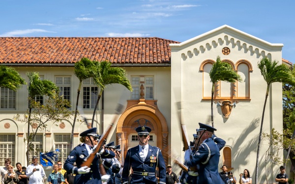 Honor Guard supports Pacific Regional Drill Meet