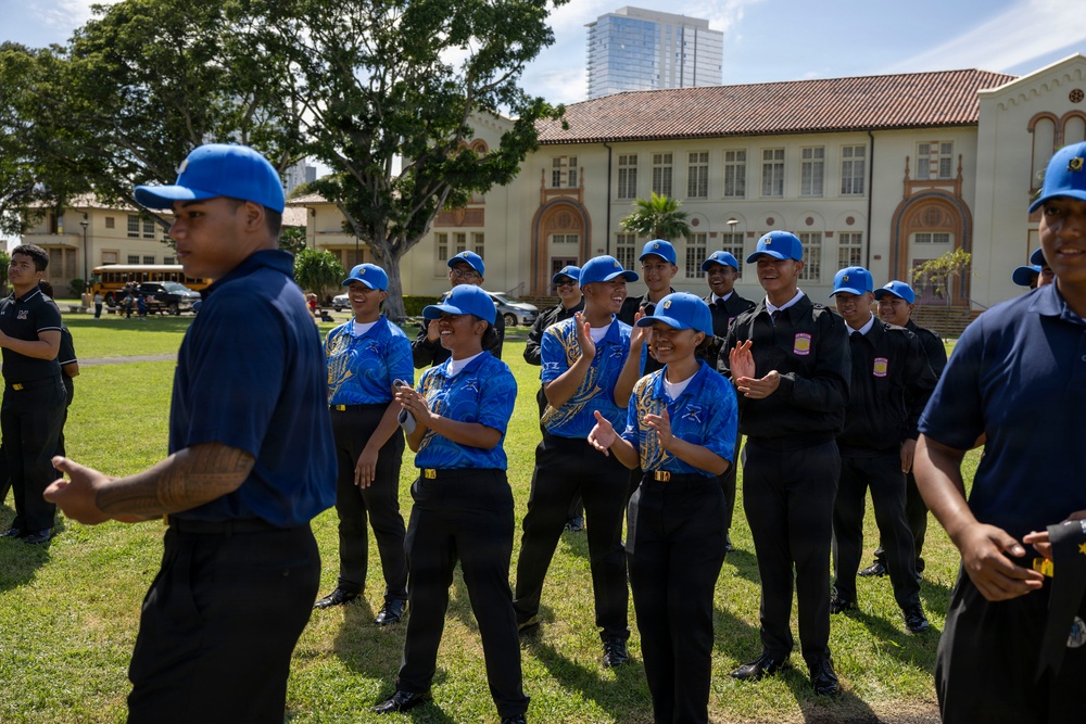 Honor Guard supports Pacific Regional Drill Meet