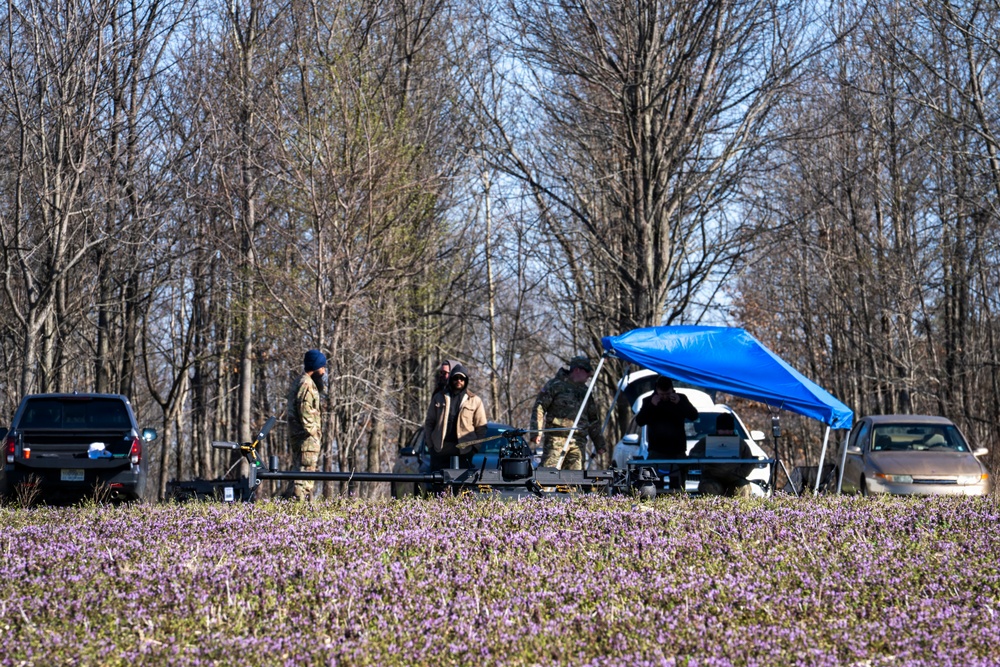 Indiana National Guard trains with Ghost-X drone system at Muscatatuck