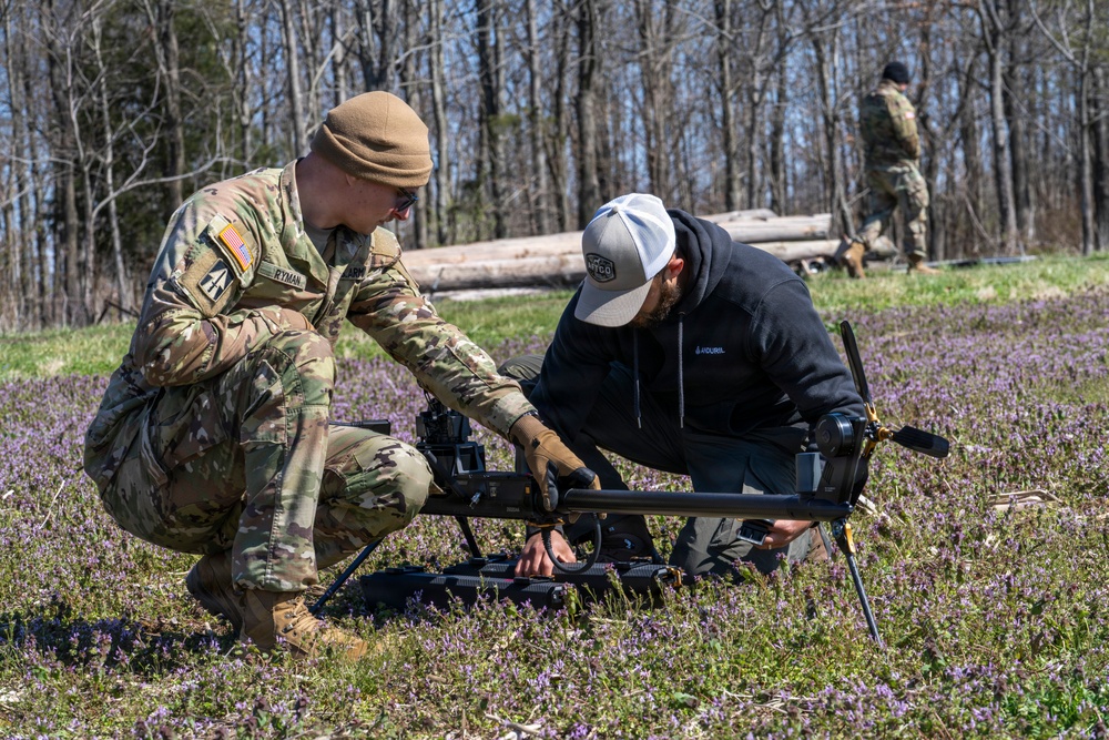 Indiana National Guard trains with Ghost-X drone system at Muscatatuck
