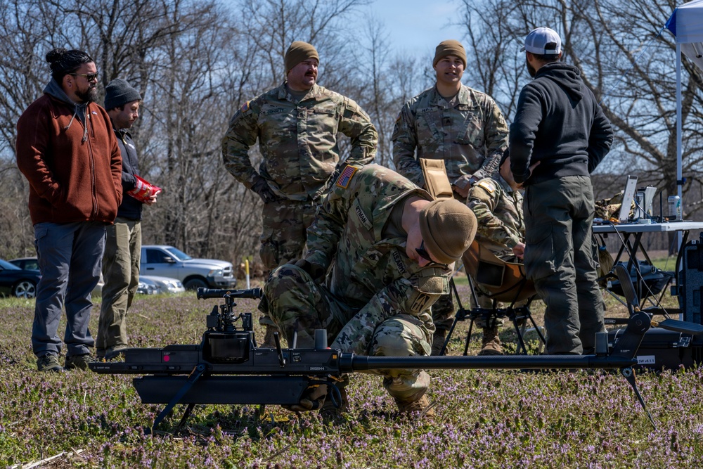 Indiana National Guard trains with Ghost-X drone system at Muscatatuck