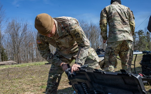 Indiana National Guard trains with Ghost-X drone system at Muscatatuck