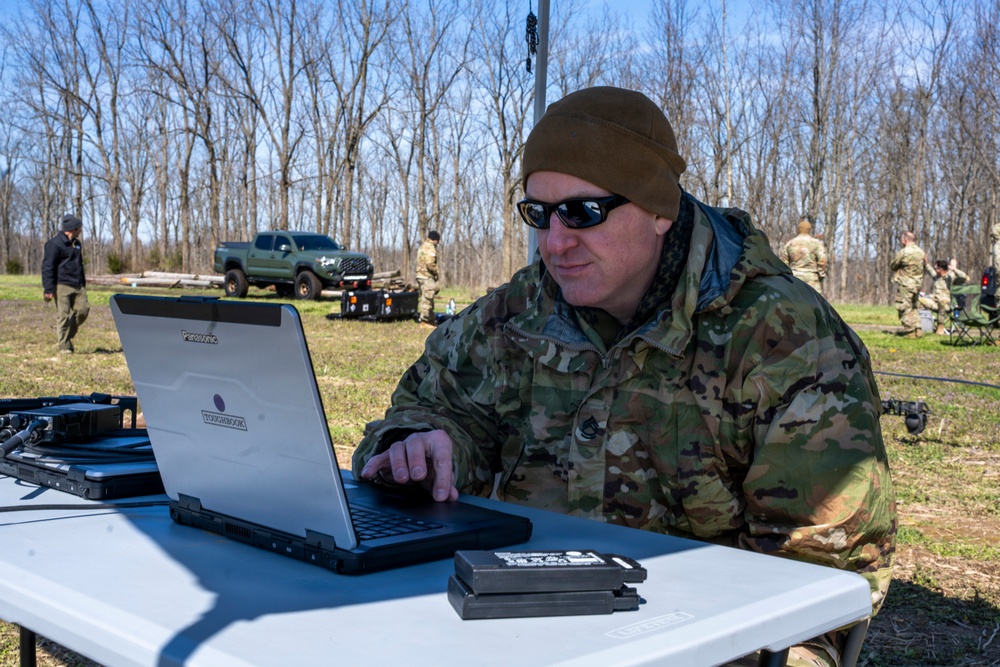Indiana National Guard trains with Ghost-X drone system at Muscatatuck