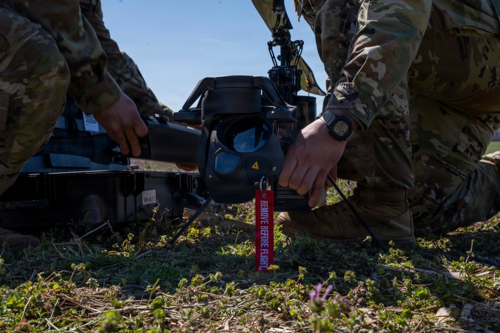 Indiana National Guard trains with Ghost-X drone system at Muscatatuck