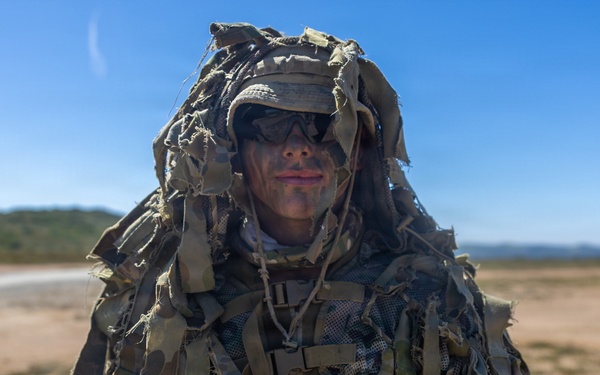 U.S. Marines and Allies Undergo a Cover and Concealment Training Event