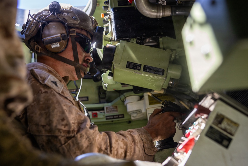 U.S. Marines and Allies Conduct a Light Armored Vehicle Live-Fire Range