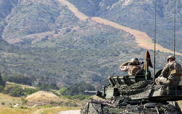 U.S. Marines and Allies Conduct a Light Armored Vehicle Live-Fire Range