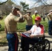 Honor Flight at the Iwo Jima Monument