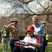 Honor Flight at the Iwo Jima Monument